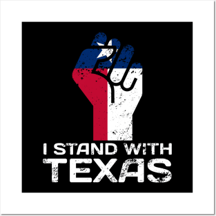 I stand with texas Posters and Art